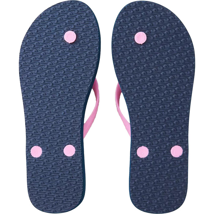 2024 Rip Curl Frauen Bondi Bloom Open Toe Flip Flops 16HWOT - Navy